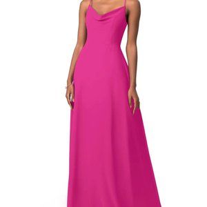 AZAZIE DAENERYS BRIDESMAID DRESS - FUCHSCIA - A8